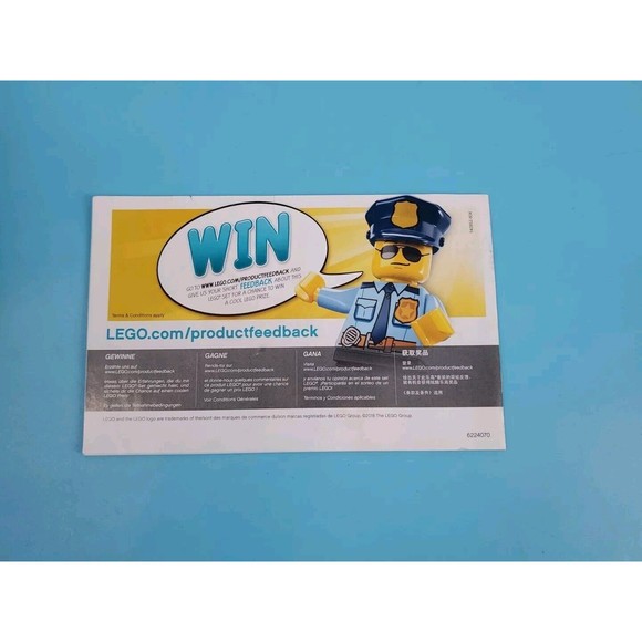 Lego City 60188 Book 1 Instruction Booklet Manual Only No Bricks - Picture 6 of 6